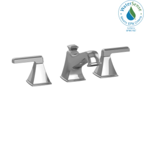 TOTO® Connelly® Two Handle Widespread 1.5 GPM Bathroom Sink Faucet, Polished Chrome - TL221DD#CP