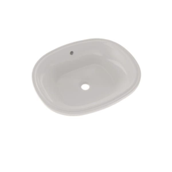 TOTO® Maris™ 17-5/8" x 14-9/16" Oval Undermount Bathroom Sink with CEFIONTECT, Colonial White - LT483G#11