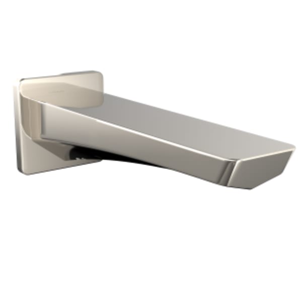 TOTO® GE Wall Tub Spout, Polished Nickel - TBG07001U#PN