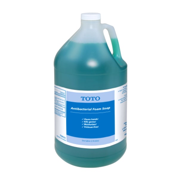 TOTO Antibacterial Foam Soap Pack of Four 1 Gallon Bottles