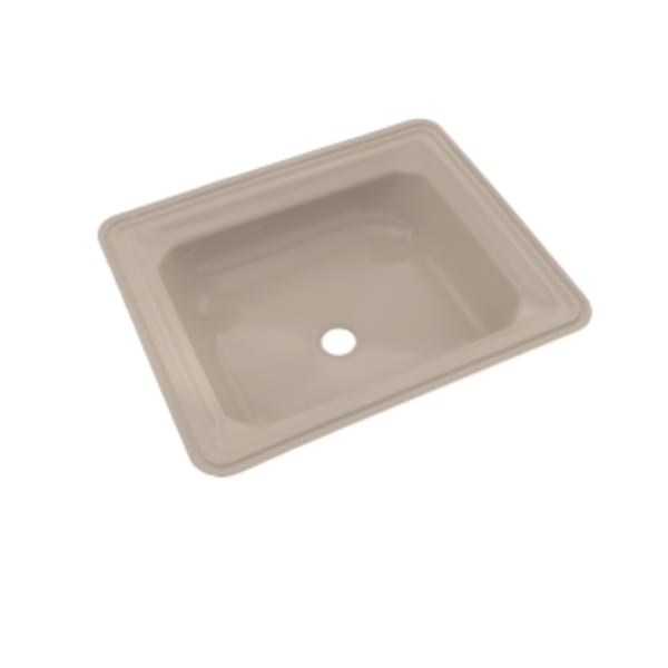 TOTO® Guinevere® Rectangular Undermount Bathroom Sink with CEFIONTECT, Bone - LT973G#03