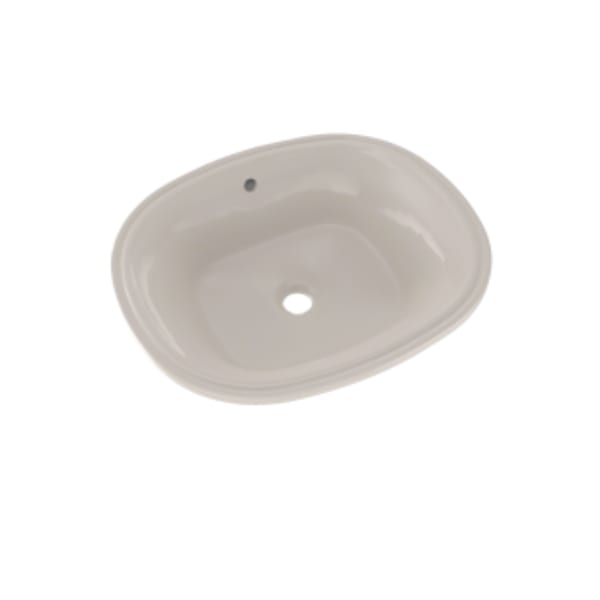TOTO® Maris™ 17-5/8" x 14-9/16" Oval Undermount Bathroom Sink with CEFIONTECT, Sedona Beige - LT483G#12