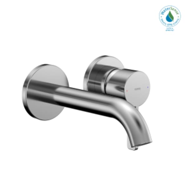 TOTO® GF 1.2 GPM Wall-Mount Single-Handle Bathroom Faucet with COMFORT GLIDE Technology, Polished Chrome - TLG11307U#CP
