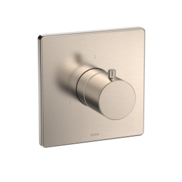 TOTO® Square Two-Way Diverter Shower Trim, Brushed Nickel - TBV02103U#BN