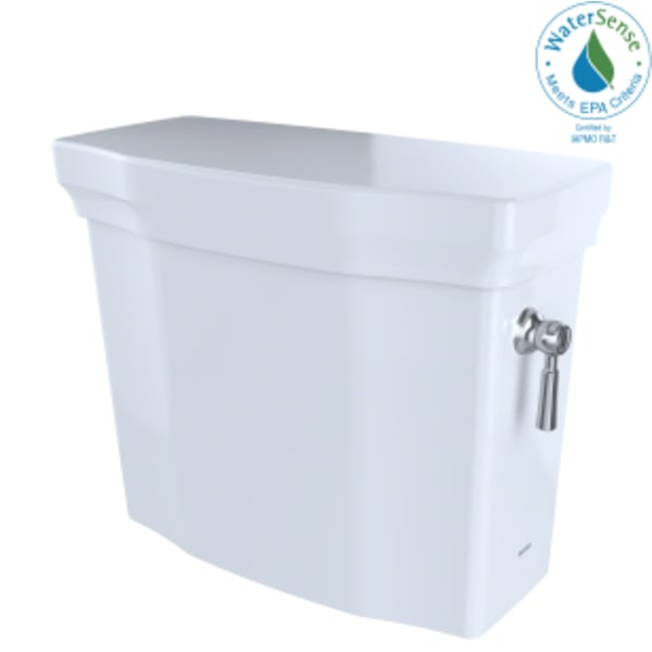 TOTO® Promenade® II 1.28 GPF Toilet Tank with Right-Hand Trip Lever, Cotton White - ST403ER#01