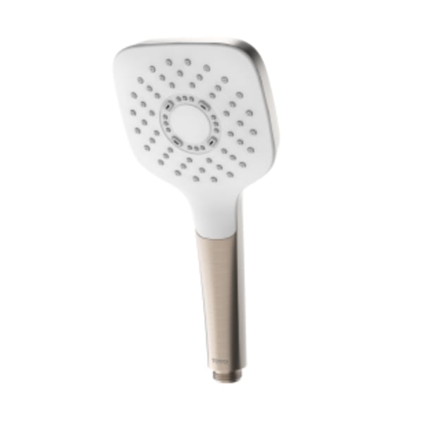 TOTO® G Series 1.75 GPM Single Spray 4" Square Handshower with COMFORT WAVE Technology, Brushed Nickel - TBW02010U4#BN