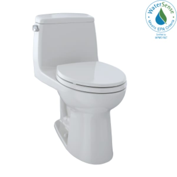 TOTO® Eco UltraMax® One-Piece Elongated 1.28 GPF Toilet, Colonial White - MS854114E#11