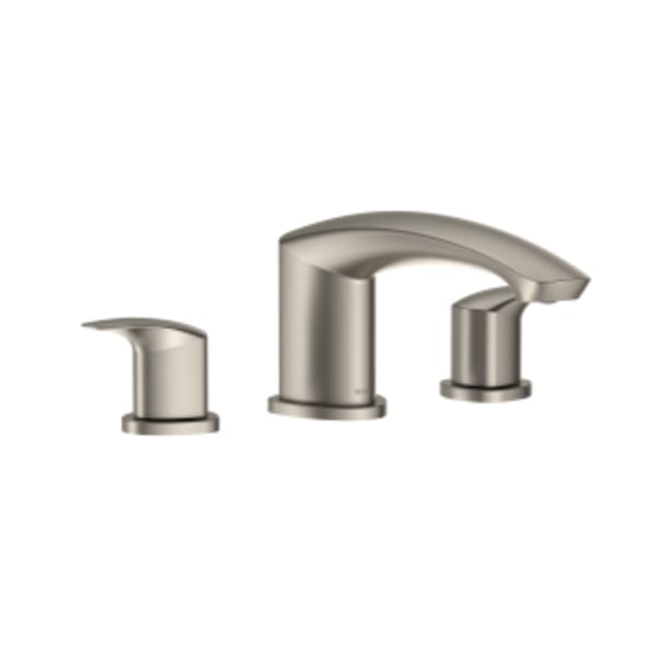 TOTO® GM Two-Handle Deck-Mount Roman Tub Filler Trim, Brushed Nickel - TBG09201U#BN
