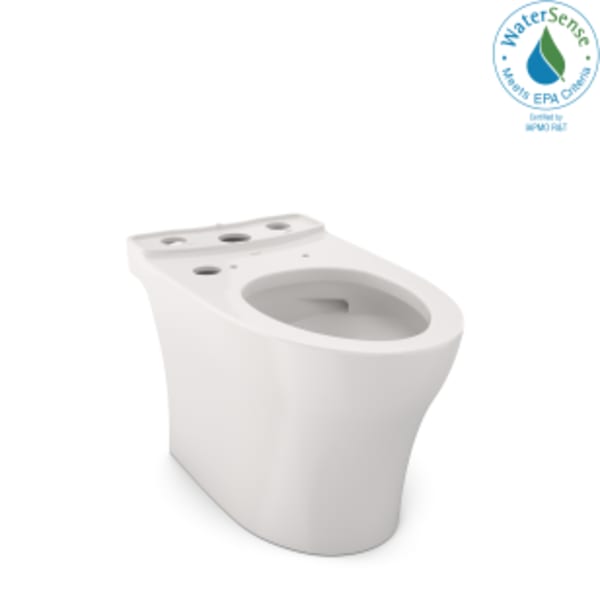 TOTO® Aquia® IV Elongated Universal Height Skirted Toilet Bowl with CEFIONTECT®, WASHLET®+ Ready, Colonial White - CT446CEFGNT40#11