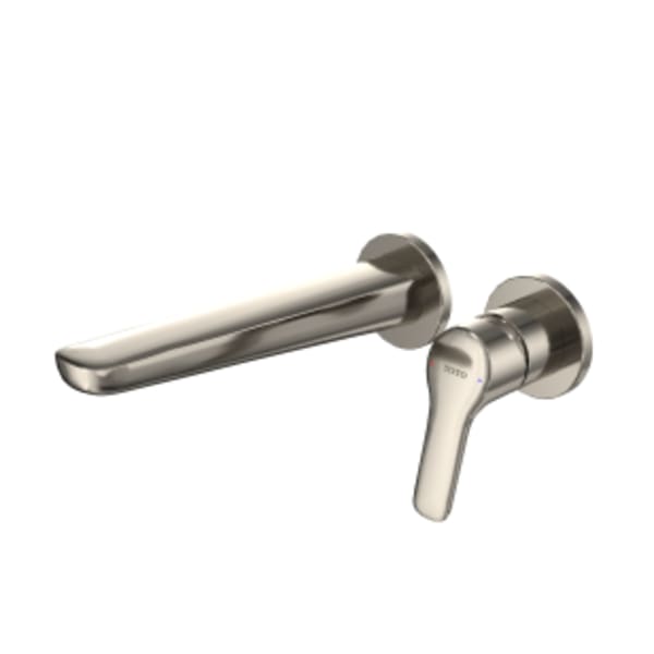 TOTO® GS 1.2 GPM Wall-Mount Single-Handle Bathroom Faucet with COMFORT GLIDE™ Technology, Polished Nickel - TLG03308U#PN