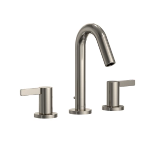 TOTO® GF Series 1.2 GPM Two Lever Handle Widespread Bathroom Sink Faucet, Polished Nickel - TLG11201UA#PN