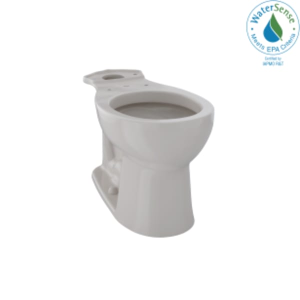 TOTO® Entrada™ Universal Height Round Toilet Bowl, Sedona Beige - C243EF#12