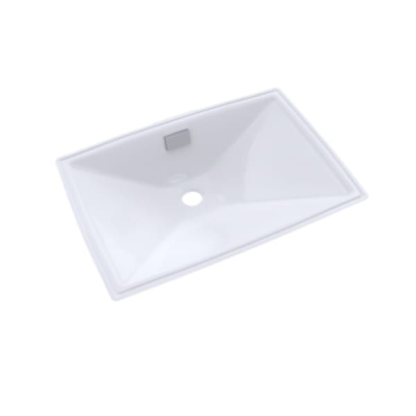 TOTO® Lloyd® Rectangular Undermount Bathroom Sink, Cotton White - LT931#01