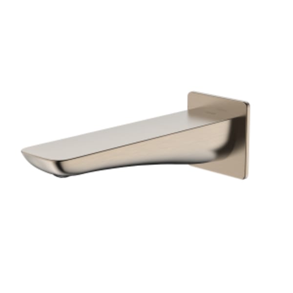 TOTO® Modern S Wall Tub Spout, Brushed Nickel - TBG02001U#BN