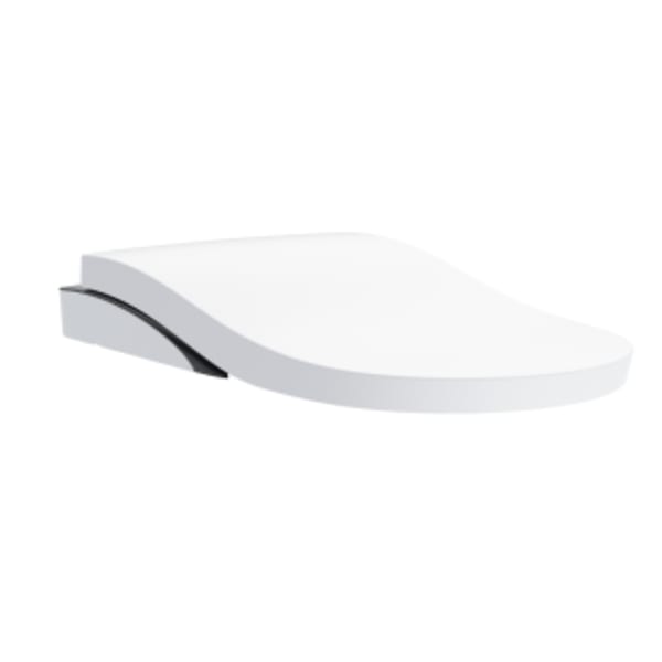 TOTO® Neorest LS Integrated Toilet Top Unit, Cotton White with Black Trim - SN8732M#01B