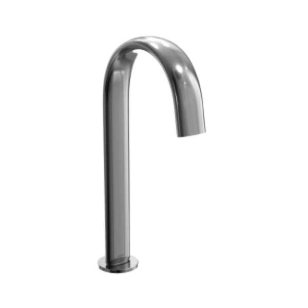 TOTO® Gooseneck Vessel AC Powered 0.5 GPM Touchless Bathroom Faucet with Mixing Valve, 20 Second Continuous Flow, Polished Chrome - T24T53AM#CP