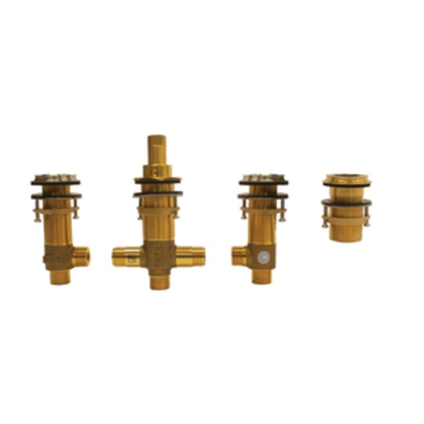 TOTO® Four-Hole Roman Tub Filler Rough-In Valve, Polished Nickel - TBN02204U#PN