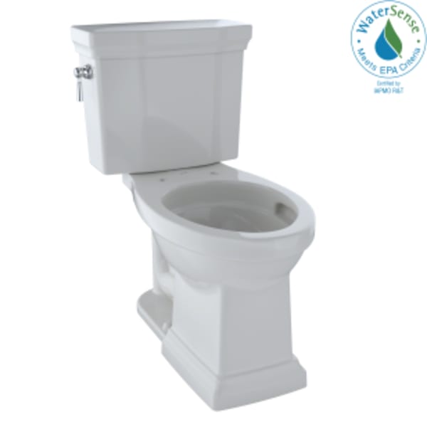 TOTO® Promenade® II Two-Piece Elongated 1.28 GPF Universal Height Toilet with CEFIONTECT, Colonial White - CST404CEFG#11