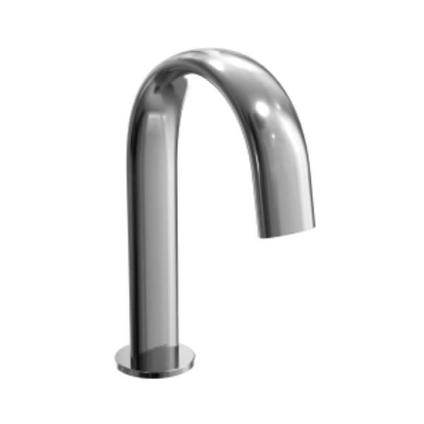 TOTO® Gooseneck ECOPOWER® or AC 0.35 GPM Touchless Bathroom Faucet Spout, 20 Second On-Demand Flow, Polished Chrome - TLE24001U2#CP