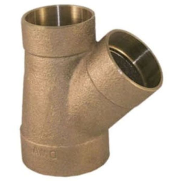 4" x 4" x 3" Copper Fittings - DWV - Combination Tee-Wye C x C x C