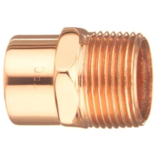 1/2" Copper Fittings - Cleaned & Bagged - Male Adapter C x MPT