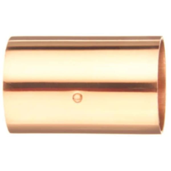 1" Copper Fittings - Cleaned & Bagged - Coupling - Dimple Stop C x C