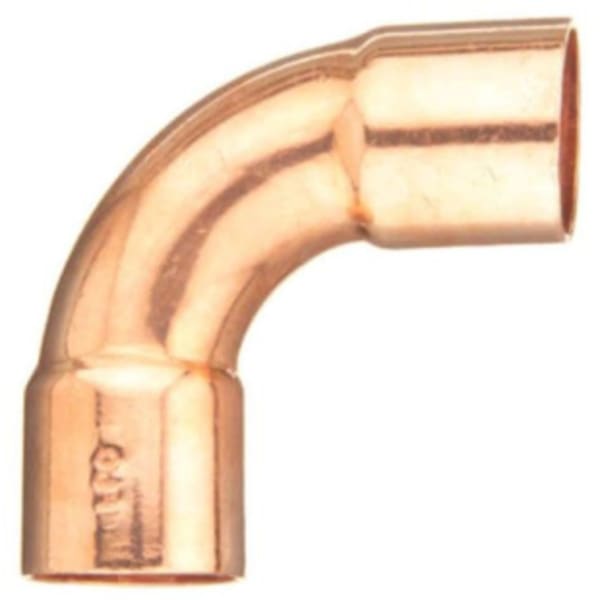 1/4" Copper Fittings - Cleaned & Bagged - 90 Degree Long Turn Elbow C x C