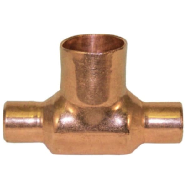 1/2" x 1/2" x 3/4" Copper Fittings - Cleaned & Bagged - Tee C x C x C