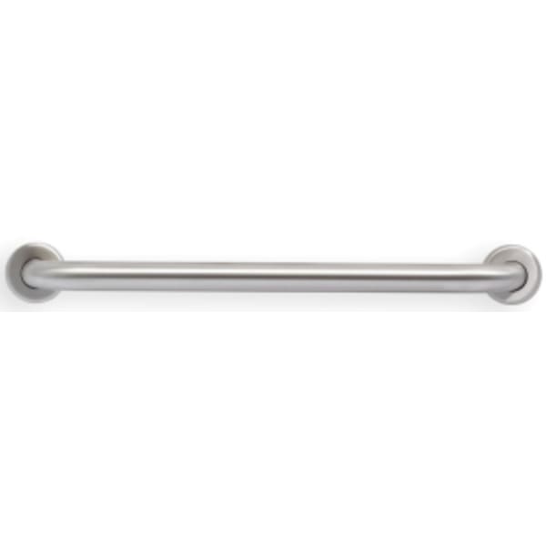 1-1/2" x 24", Satin, 18 Gauge Stainless Steel, Straight, Grab Bar