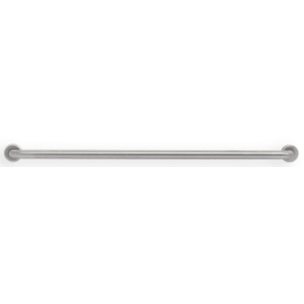 1-1/2" x 48", 18 Gauge, Satin, Stainless Steel, Concealed Flange Mount, Straight, Grab Bar