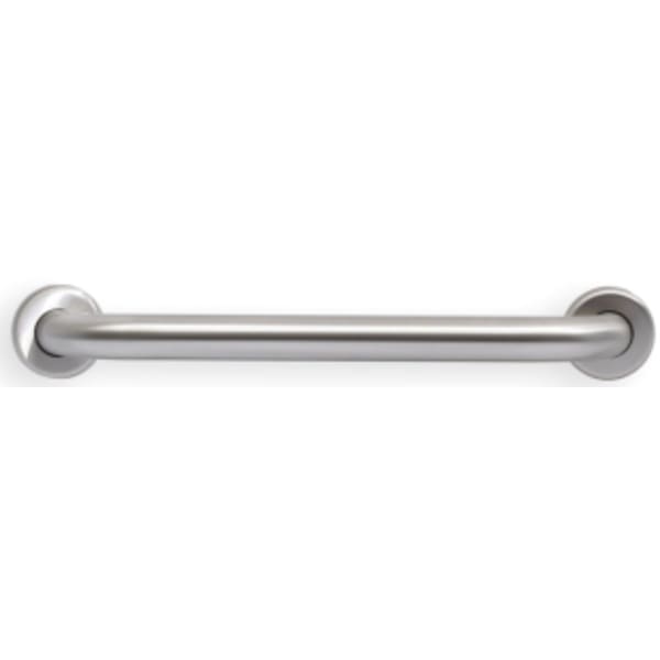 1-1/2" x 18", Satin, 18 Gauge Stainless Steel, Straight, Grab Bar