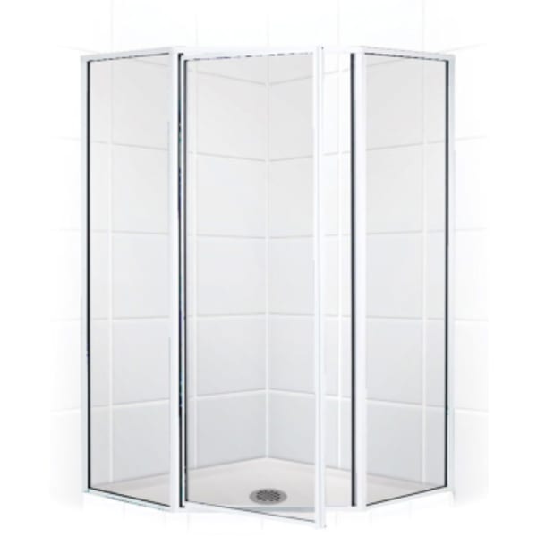 E.L. Mustee & Sons - Stylemate® (Wall & Door Components) Chrome, Shower Bases & Walls - Adjustable, Neo-Angle, Framed ( x x 70")