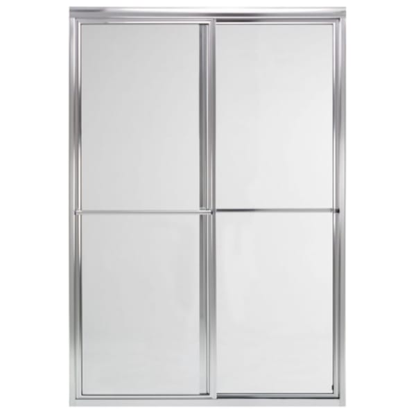 E.L. Mustee & Sons - Stylemate® (Wall & Door Components) Chrome, Shower Bases & Walls - By-Pass Door, Adjustable, Framed ( x x 69")