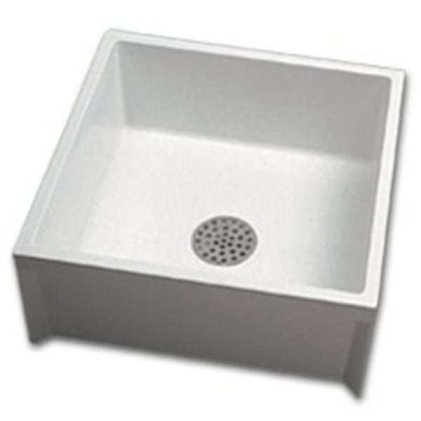 Florestone - (Mop/Service Sink) , Single Bowl Sinks - 24" x 24" x 10"