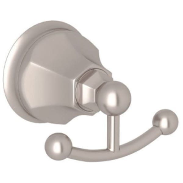 Pacific Plumbing Supply Company  Edgemere® Double Robe Hook in BRUSHED  NICKEL
