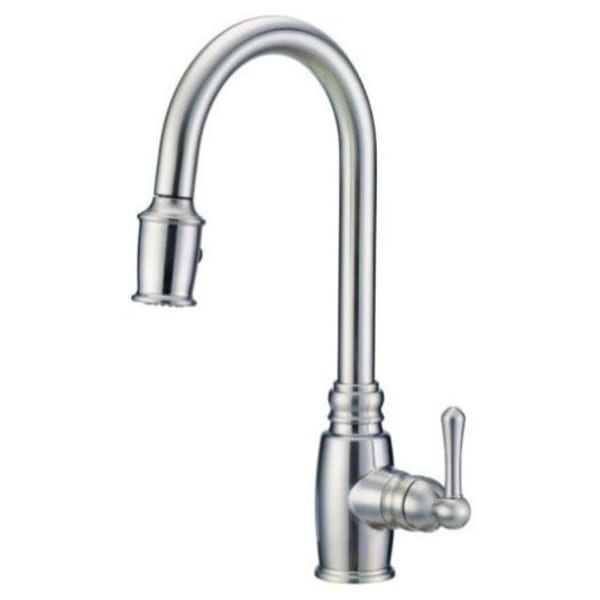 Gerber - Opulence® (Pull-Out/Pull-Down) Stainless Steel, Kitchen Faucets - 1-Handle, 2-Function, Deck Mount