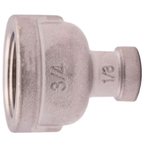 1-1/2" X 1-1/4" - 304 Stainless Steel Reducing Coupling - FNPT x FNPT