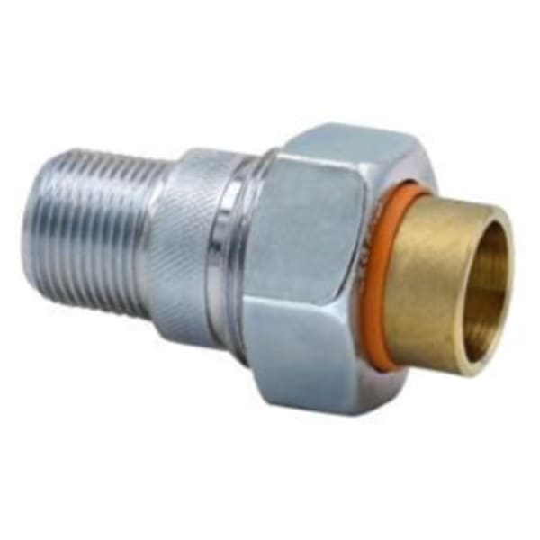 1/2" - MIP x Sweat, LegendPress No Lead Forged Brass/Forged Steel MNPT Dielectric Union
