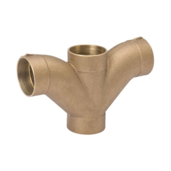 2" Copper Fittings - DWV - Double Combination Tee-Wye C x C x C x C