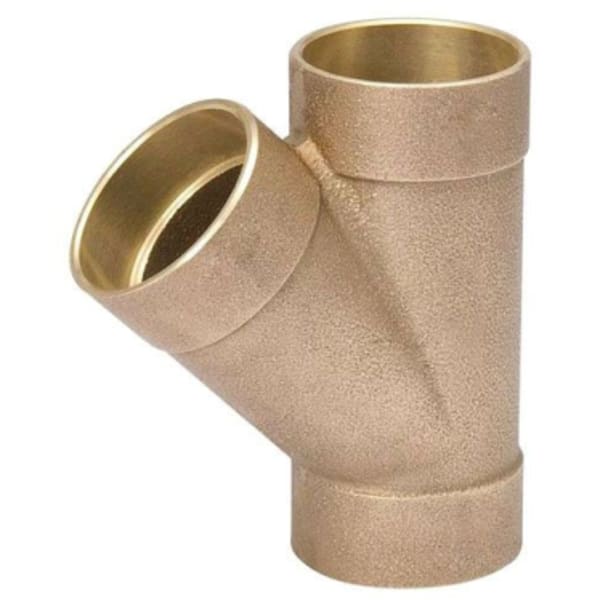 3" x 3" x 2" Copper Fittings - DWV - Wye C x C x C