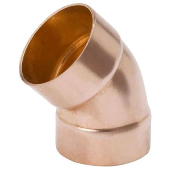 3" Copper Fittings - DWV - 45 Degree Elbow C x C