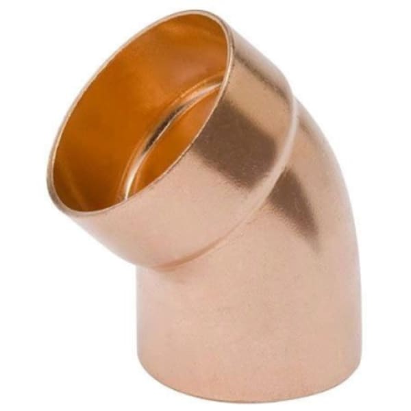 1-1/2" Copper Fittings - DWV - 45 Degree Street Elbow Ftg x C