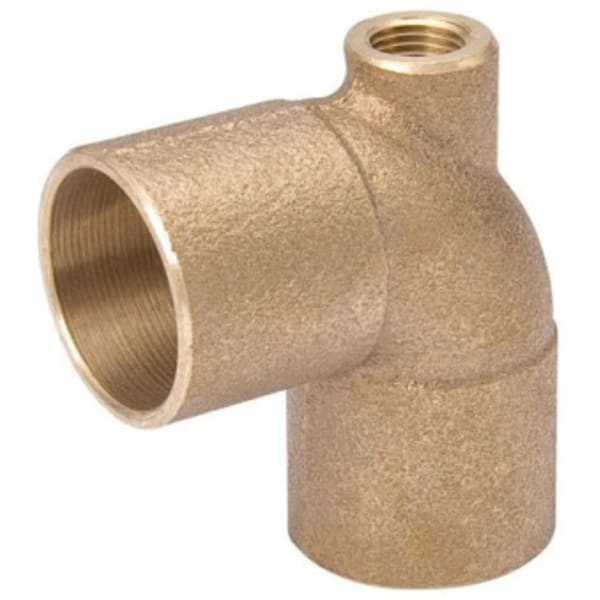 3/4" x 1/8" x 3/4" Copper Sweat Fittings - Baseboard Tee C x FPT x C