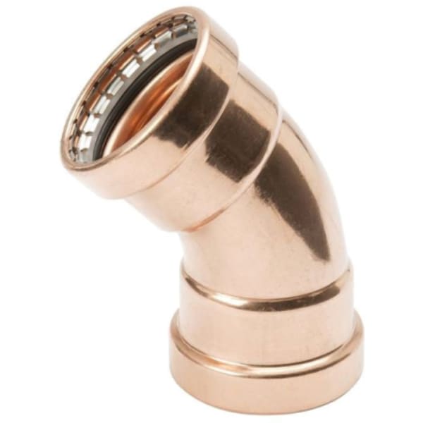 4" Copper Press Fittings - 45 Degree Elbow P x P