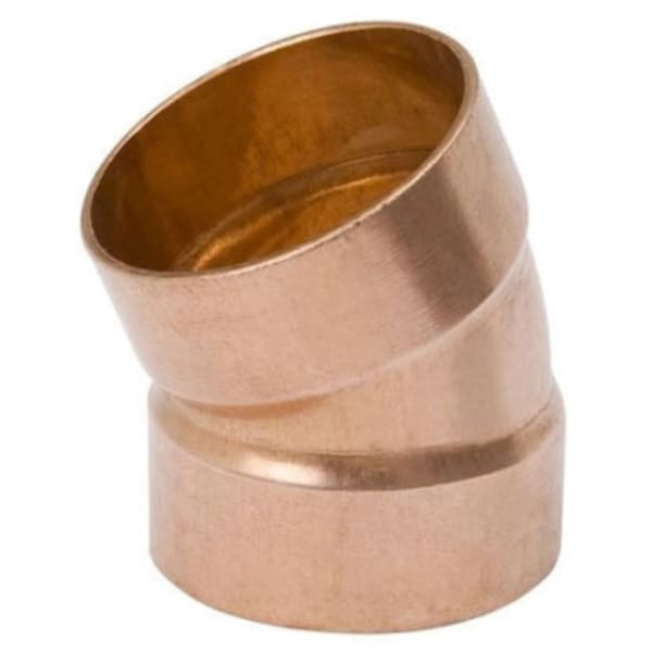 1-1/2" Copper Fittings - DWV - 22-1/2 Degree Elbow C x C