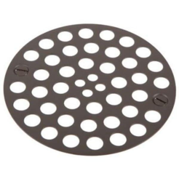 4" Diameter, Oil Rubbed Bronze, Solid Brass, Shower Drain Cover