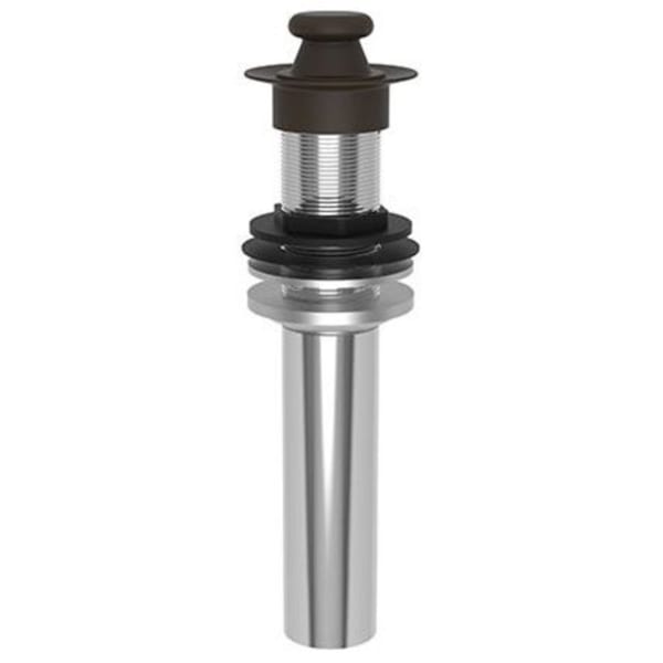 Newport Brass - 1-1/4" Tailpiece, Oil Rubbed Bronze, Solid Brass, Lift and Turn, Bathroom Sink Drain without Overflow