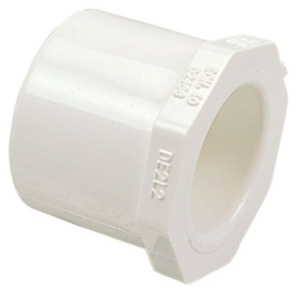 3" x 1-1/4" PVC SCH40 Bushing - Spigot x Socket
