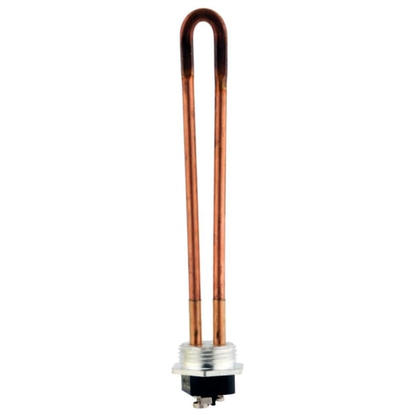 0.26" x 7.65", 120 V, 2000 W, 7.2 Ohm, Copper, Screw-In, Straight, Threaded Mount, Electric Heating Element for Water Heater