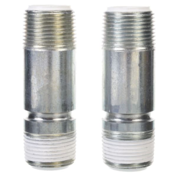 3" L, 3/4" NPT, Zinc Plated Steel/Polypropylene Liner, Flapper Heat Trap Nipple with (1) Blister/(1) Back Card/(1) #3 SP Blister Front Card for Water Heater (2 per Pack)